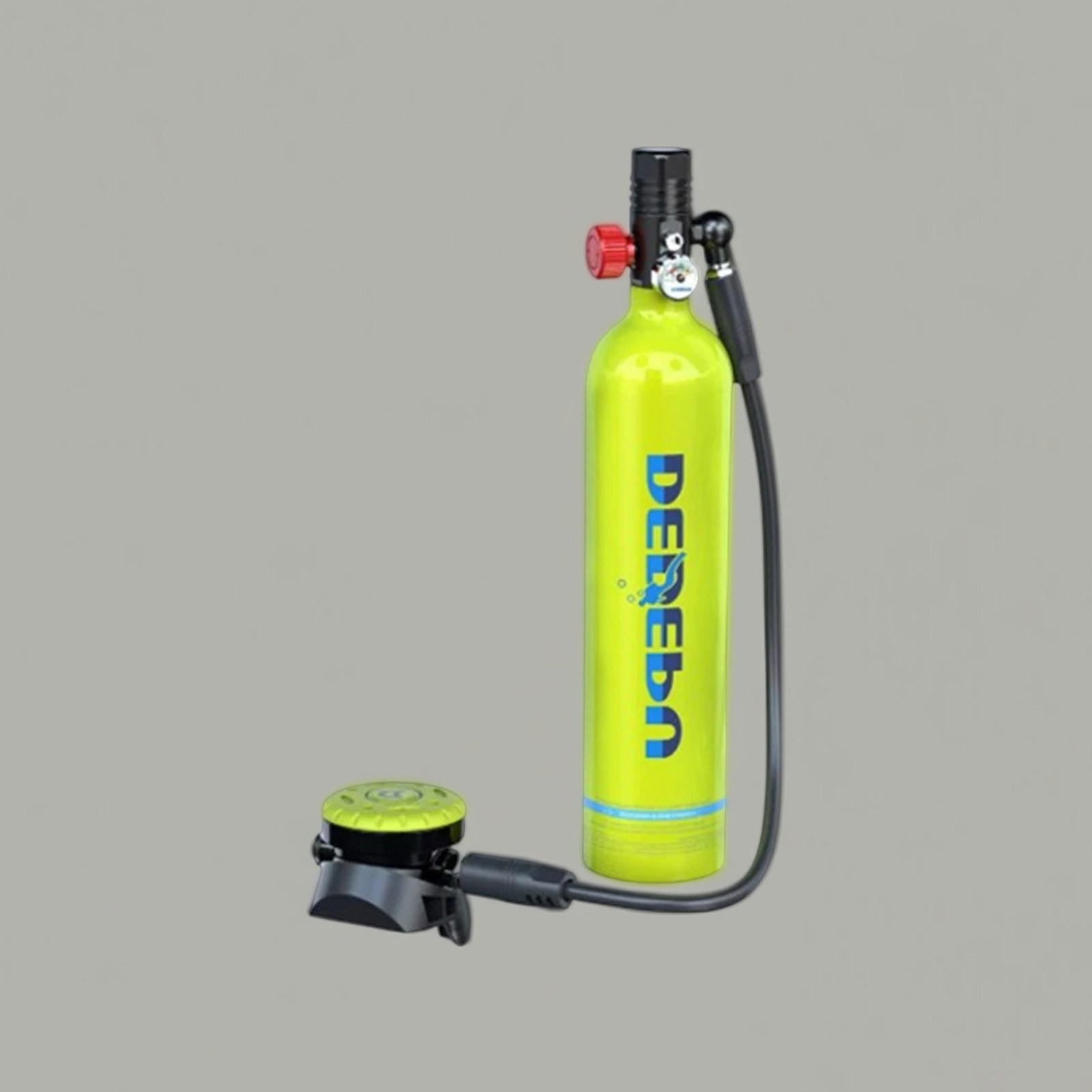 DEDEPU Scuba Diving Kit Full Face Snorkel Mask 1L Air Oxygen Tank Underwater US