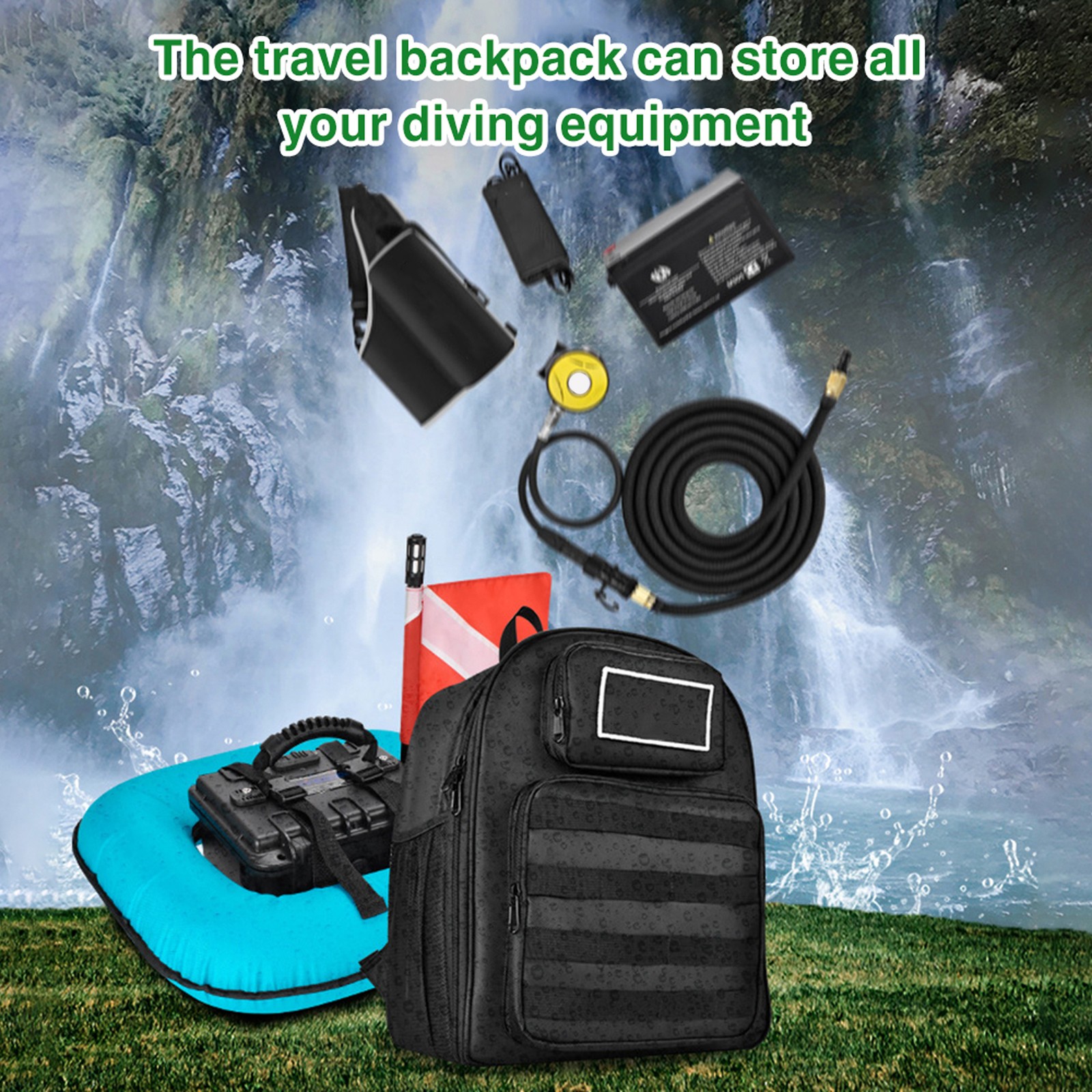 Portable Electric Diving Ventilator Rechargeable Scuba Diving Tank With DTLY
