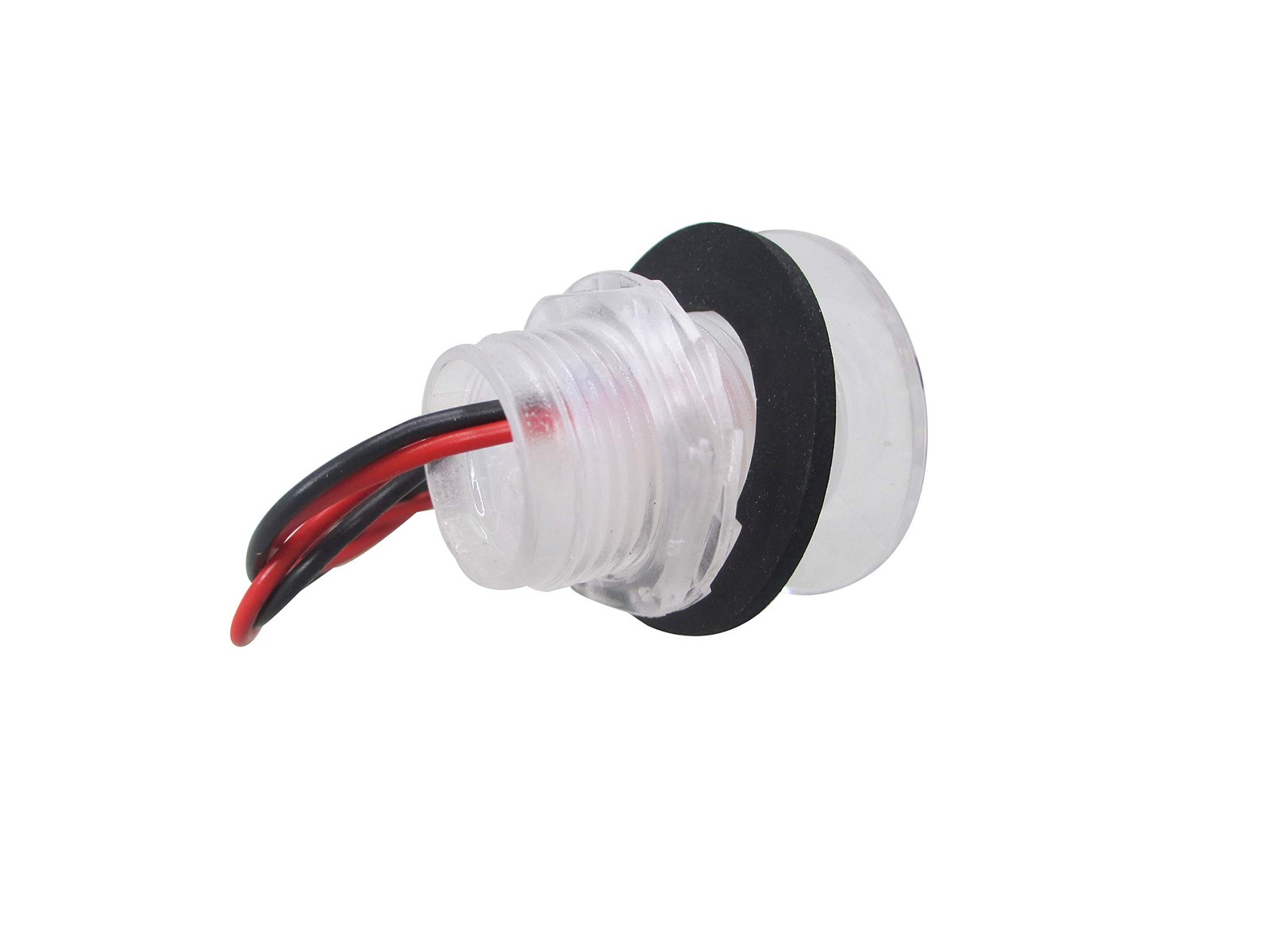 MARINE BOAT LED LIVEWELL ROUND BUTTON WHITE COURTESY LIGHT OEM White
