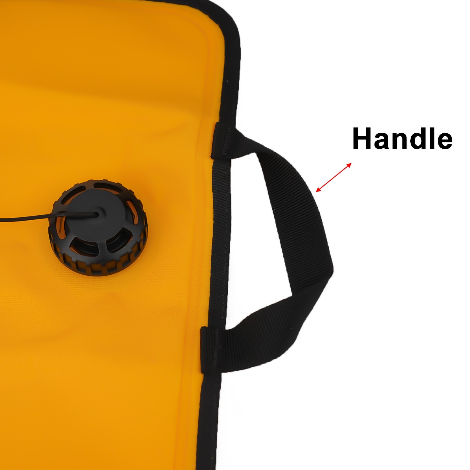 Salvage Bag Lift Bag 65x35cm Accessories Diving Work SS316+Nylon Scuba