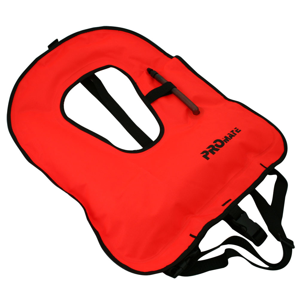 Promate SNORKEL VEST Adult XL 240 – 320 lbs Orange Snorkeling Life Jacket Kayak