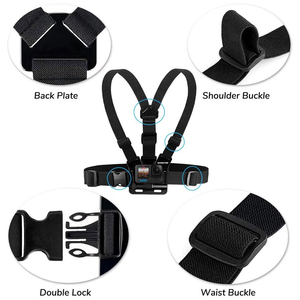 Sametop Chest Mount Strap Harness Chesty Body Compatible