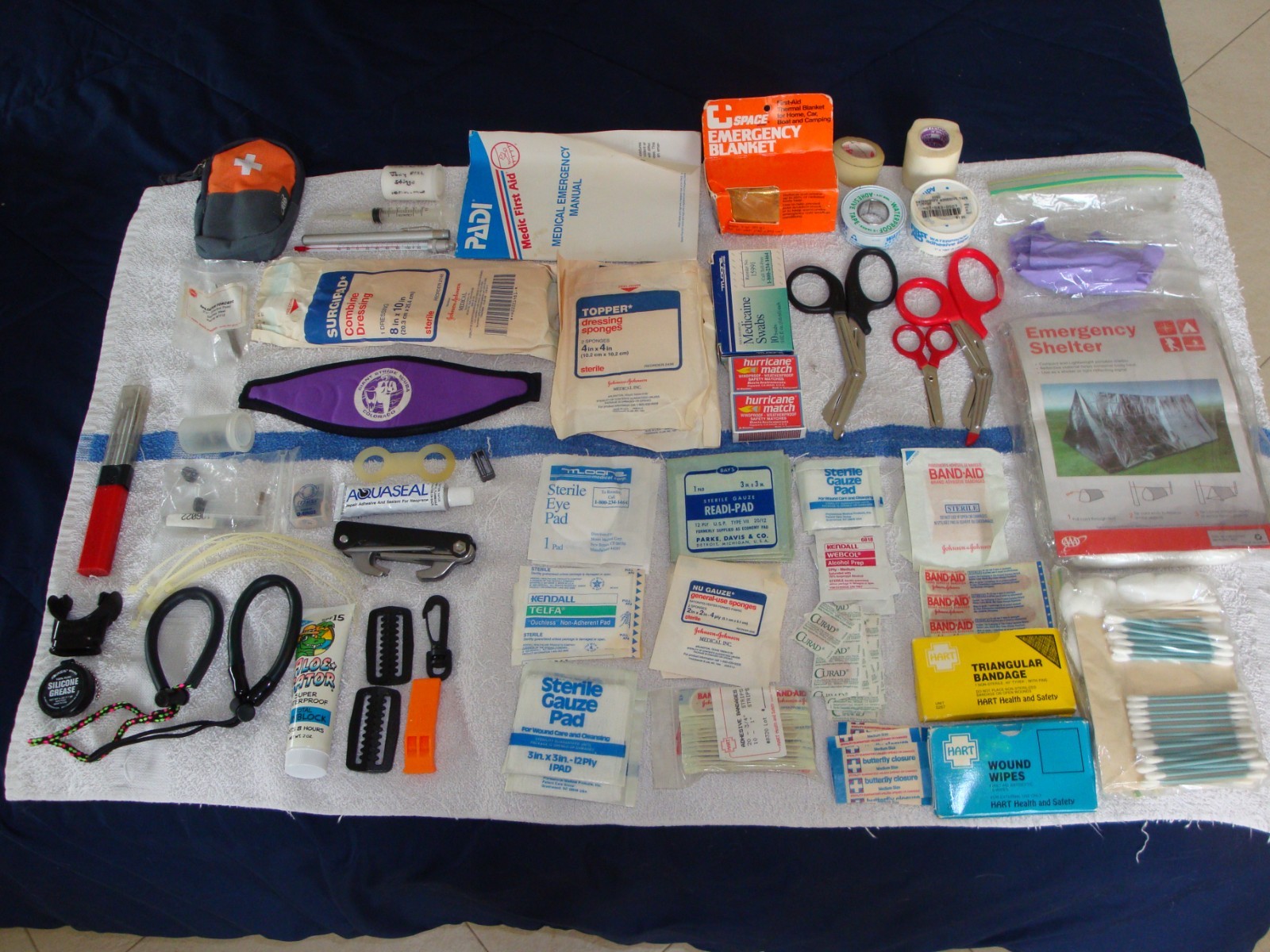 Scuba Diving 1st First Aid Kit In Soft Stahl Bag