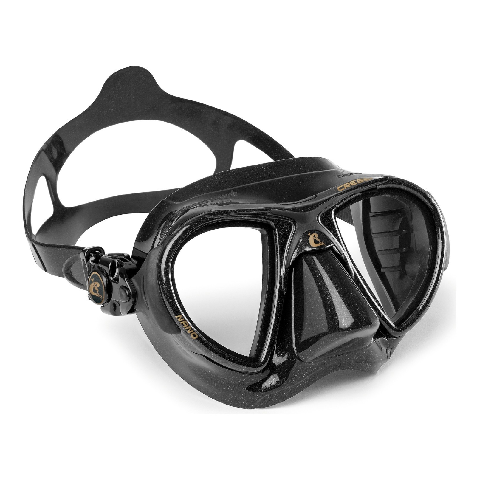 Cressi Nano Mask – Black/Black – Open Box