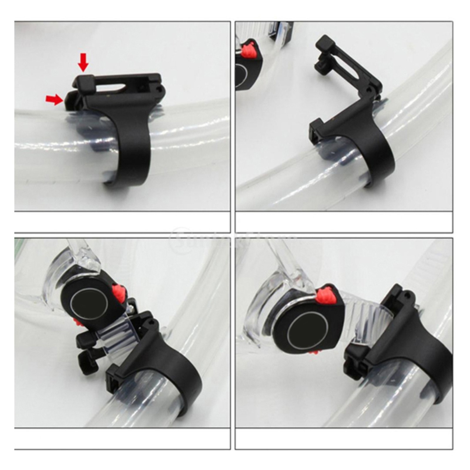 4PCS Snorkel Keeper Holder Retainer for Scuba Diving Silicone Snorkel9345
