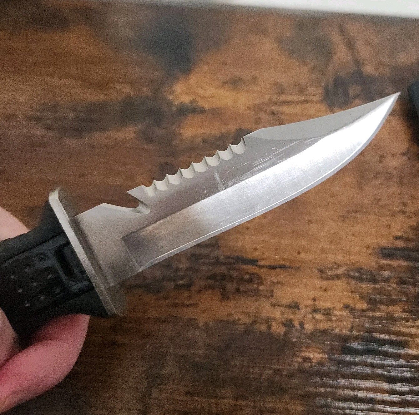 Cressi Sub Skorpion Dive Knife Stainless Steel w/Sheath SCUBA Diving Leg or BCD