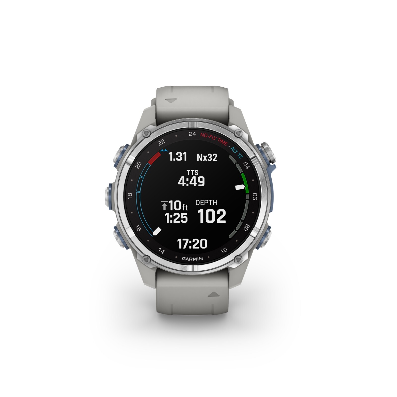 Garmin Descent Mk3 43mm Stainless Steel Dive Computer Multisport GPS Smartwatch