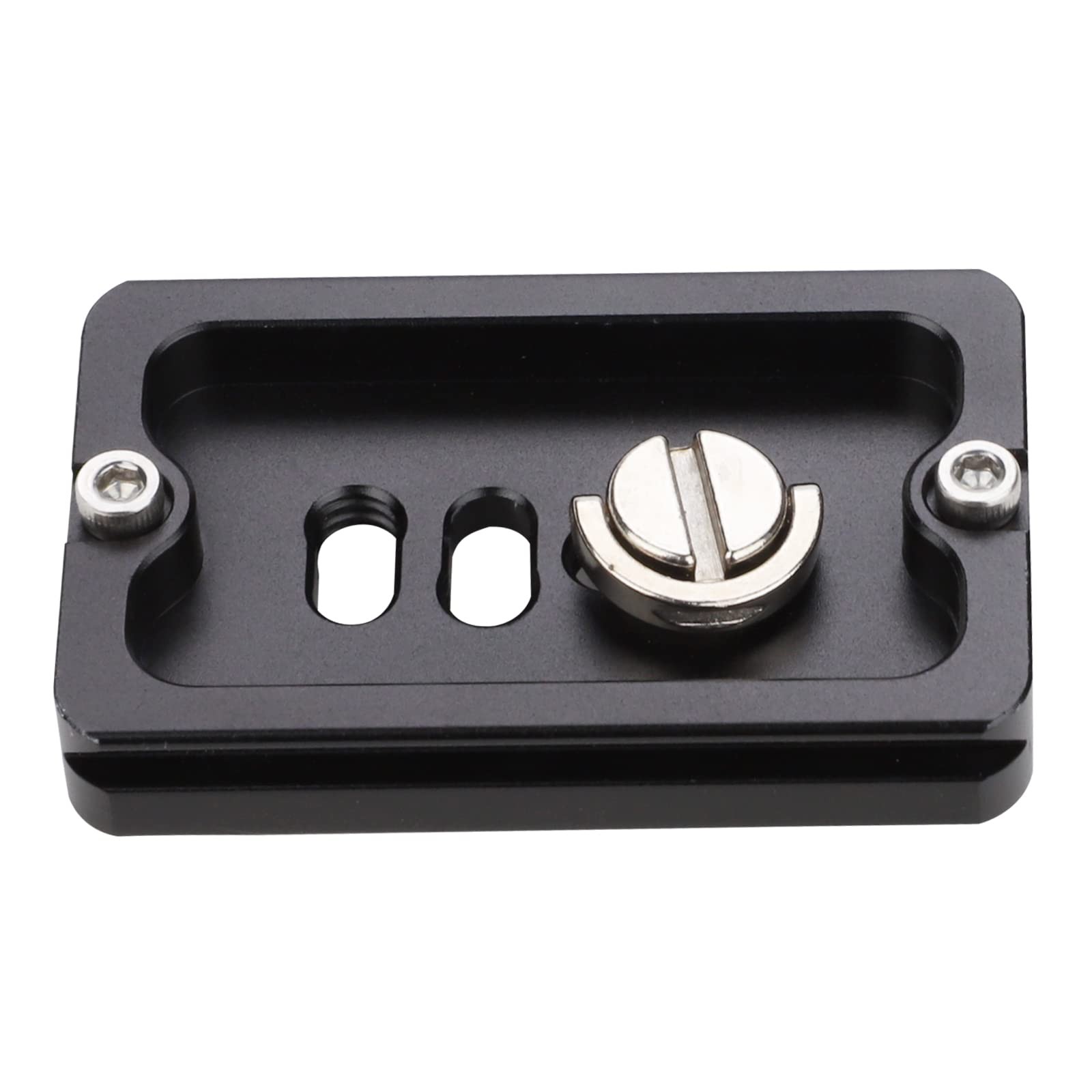 60mm Camera Quick Release Plate, QR Small Plate,Metal Universal 60MM, Black
