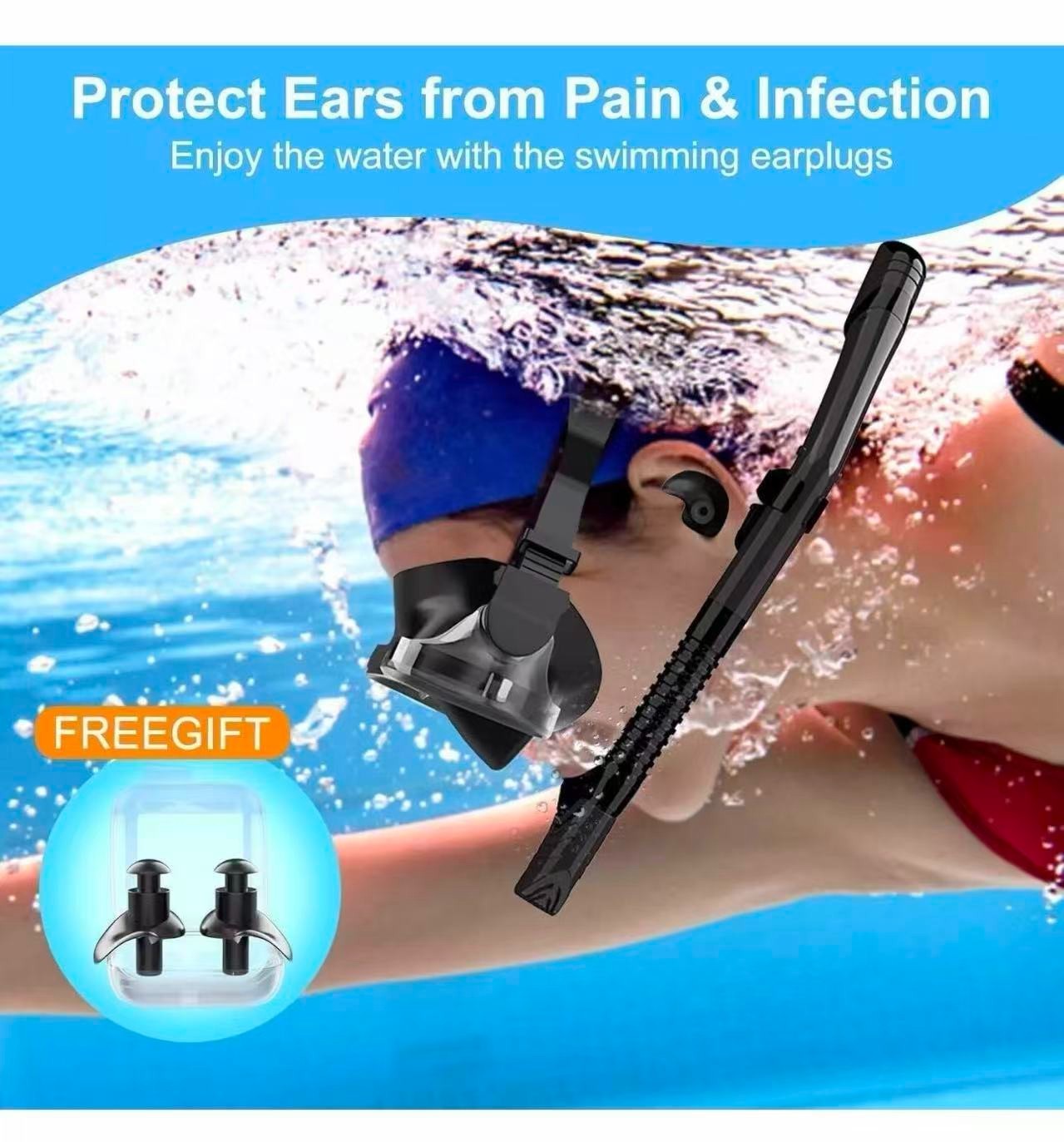 Snorkel SetPanoramic Wide ViewAnti Fog Scuba Diving MaskProfessional Snorkeling