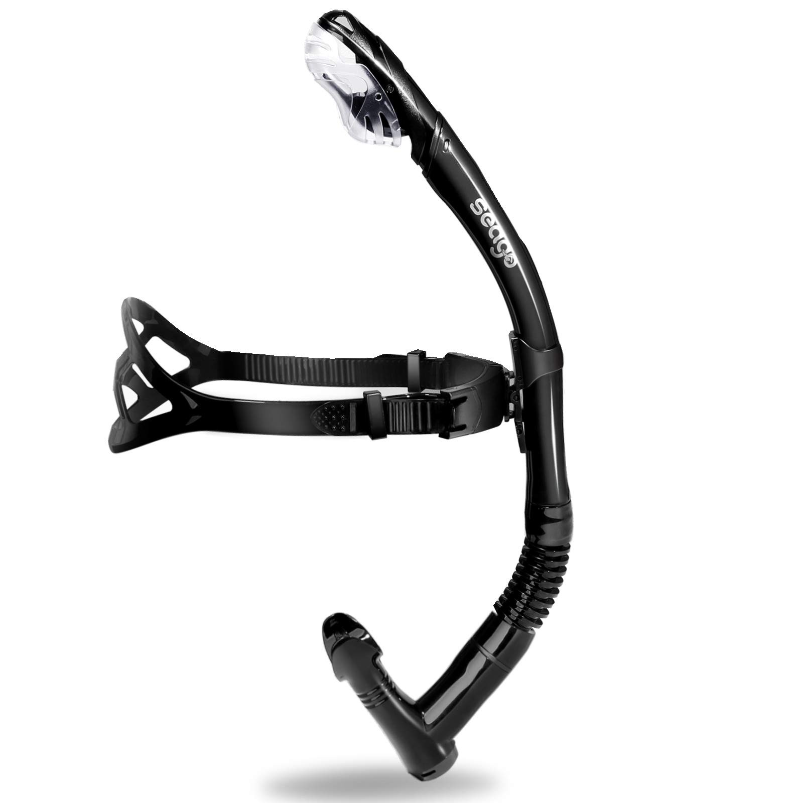 Seago Swim Snorkel for Lap Swimming, Dry Top Front Swimmer Snorkel for Adult …