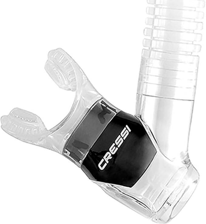 Cressi Supernova Dry Snorkel with Splash Guard and Quick-Release Keeper