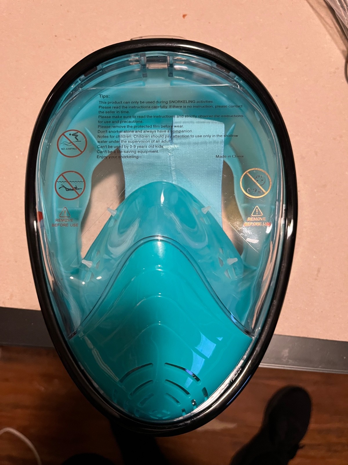 Full Face Snorkel Mask for Adults (New)