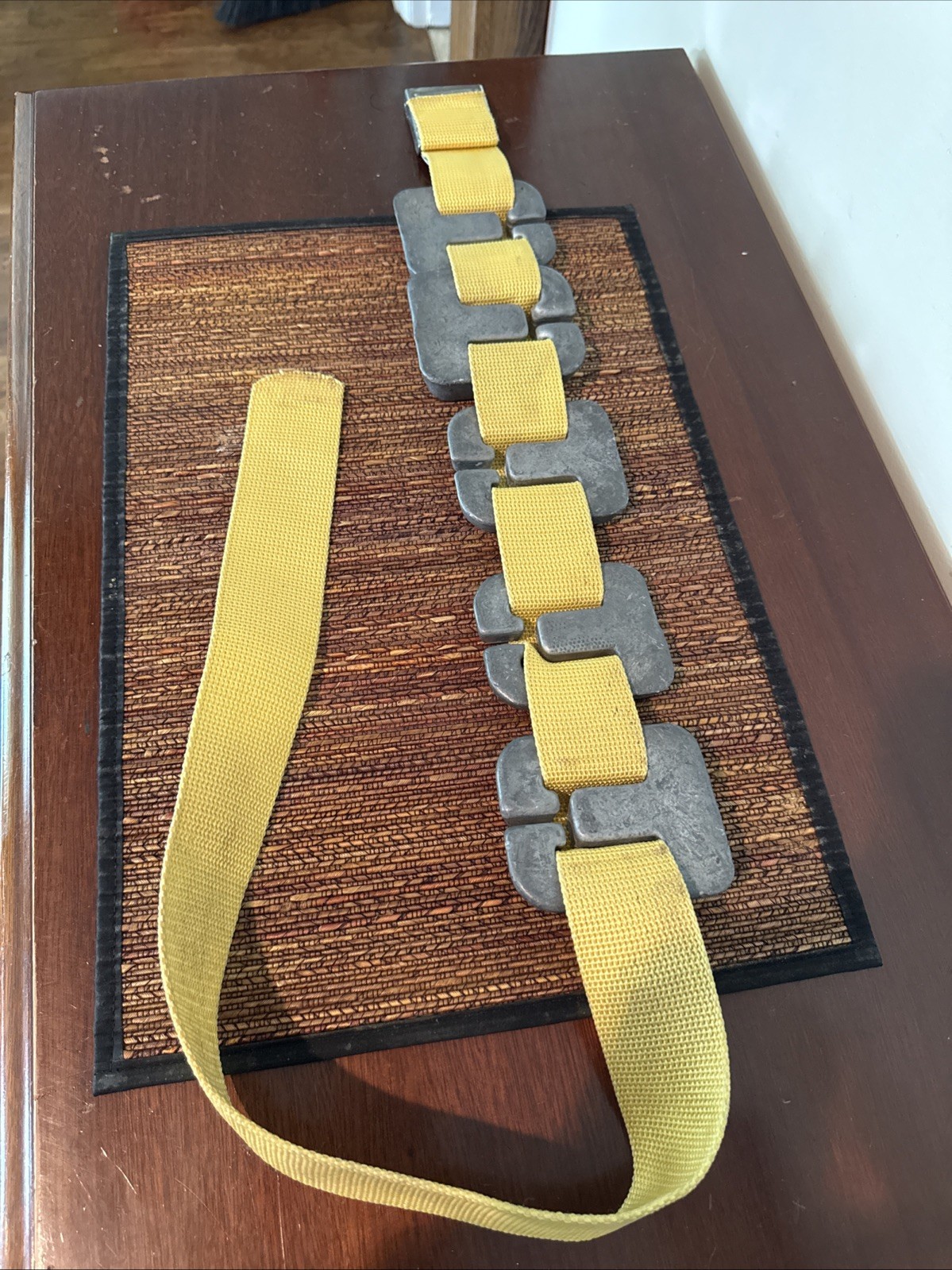 Vintage Donnell Dacor Scuba Diving W 5 Dive Weights & 1 Yellow Belt