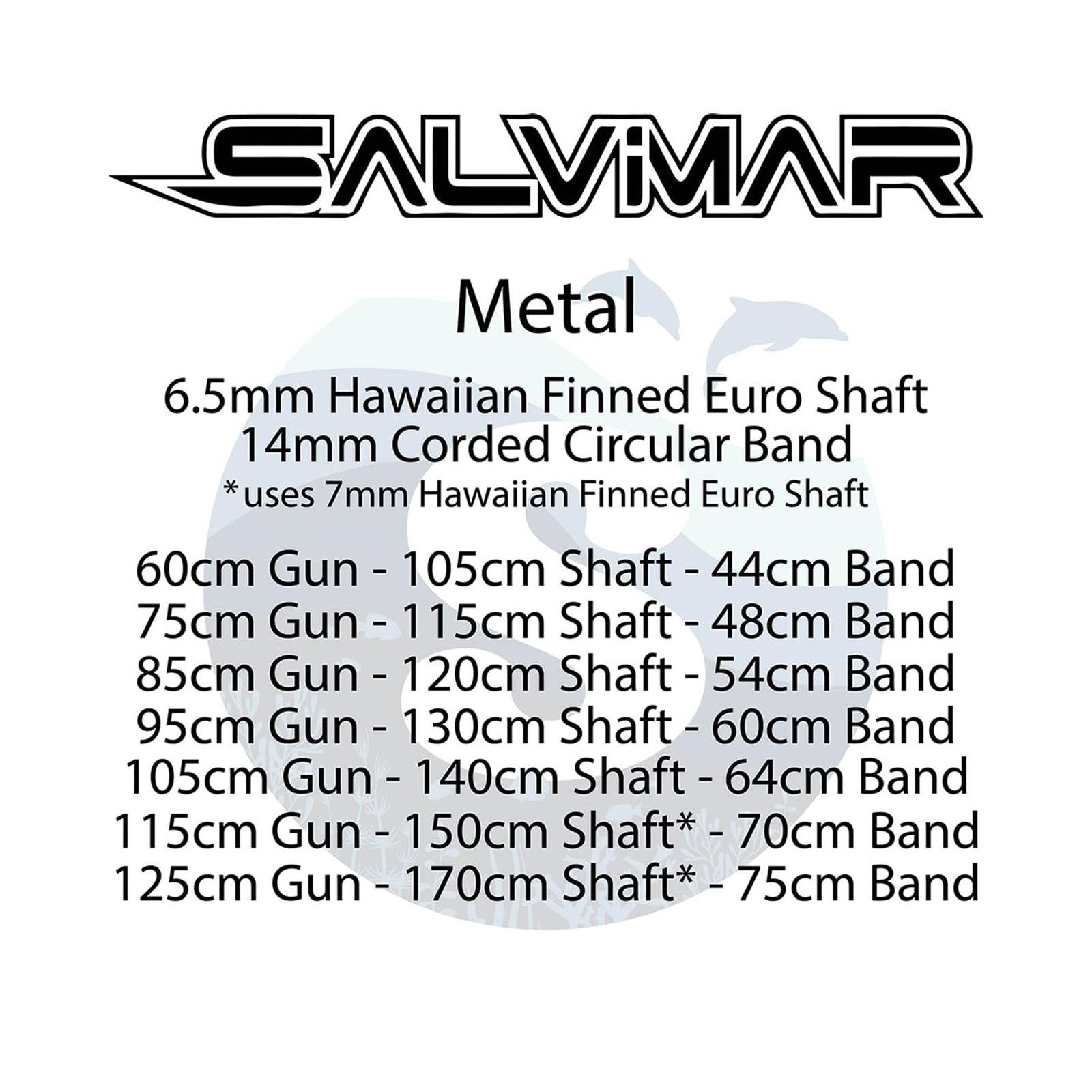 SALVIMARSalvimar Metal Spear Gun 105cm Black