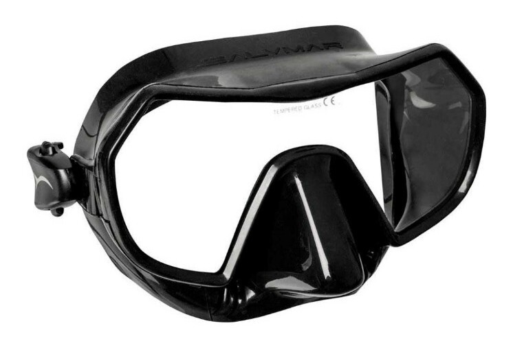 Salvimar Endless Mask Frameless Tempered Glass Freediving Single Window Lens