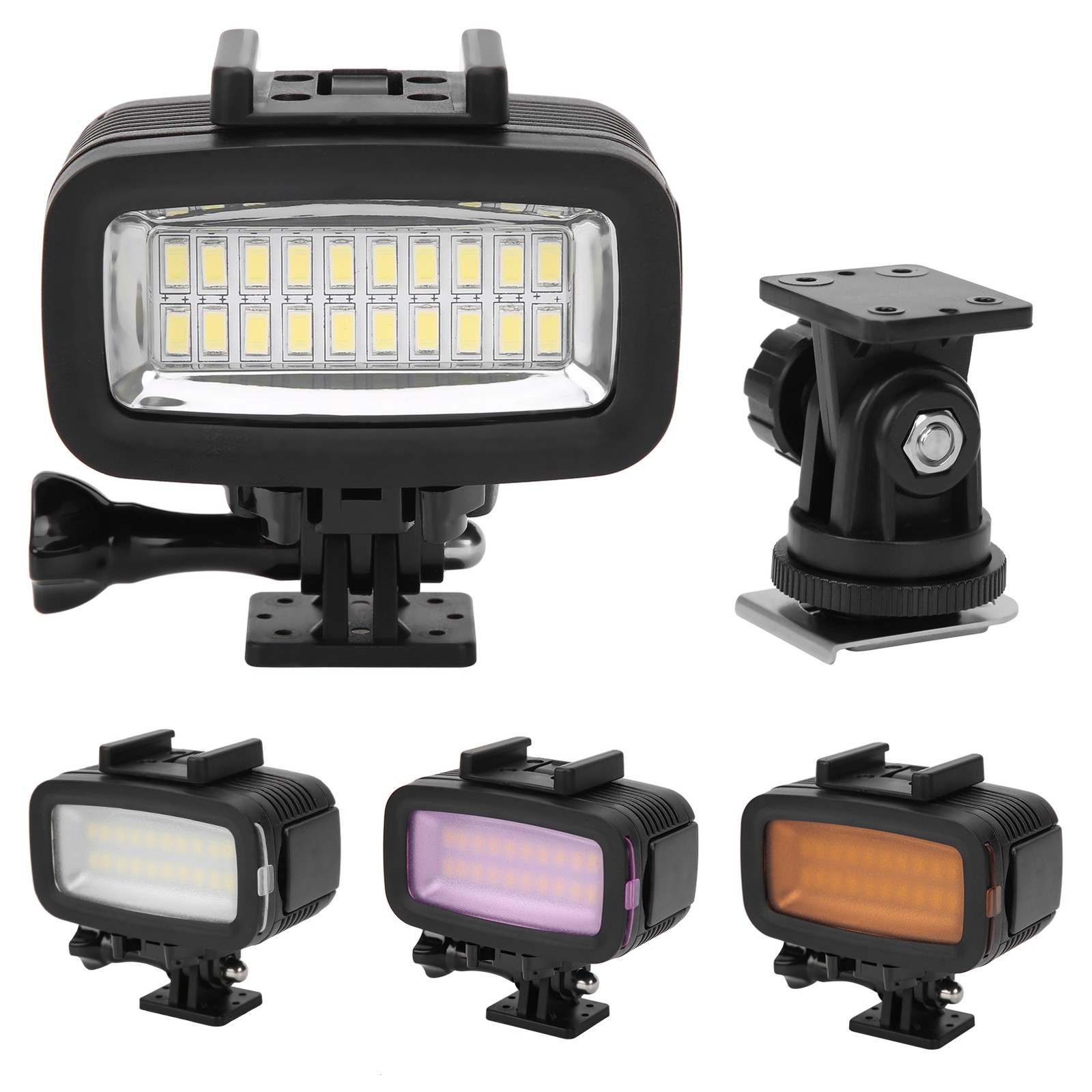 40m Underwater Photography Fill Light Waterproof Diving Camera LED Video Lig BEA