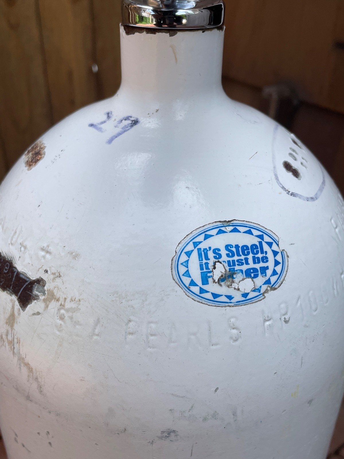 Faber/SeaPearls 100 cu. Ft. Steel Scuba Tank