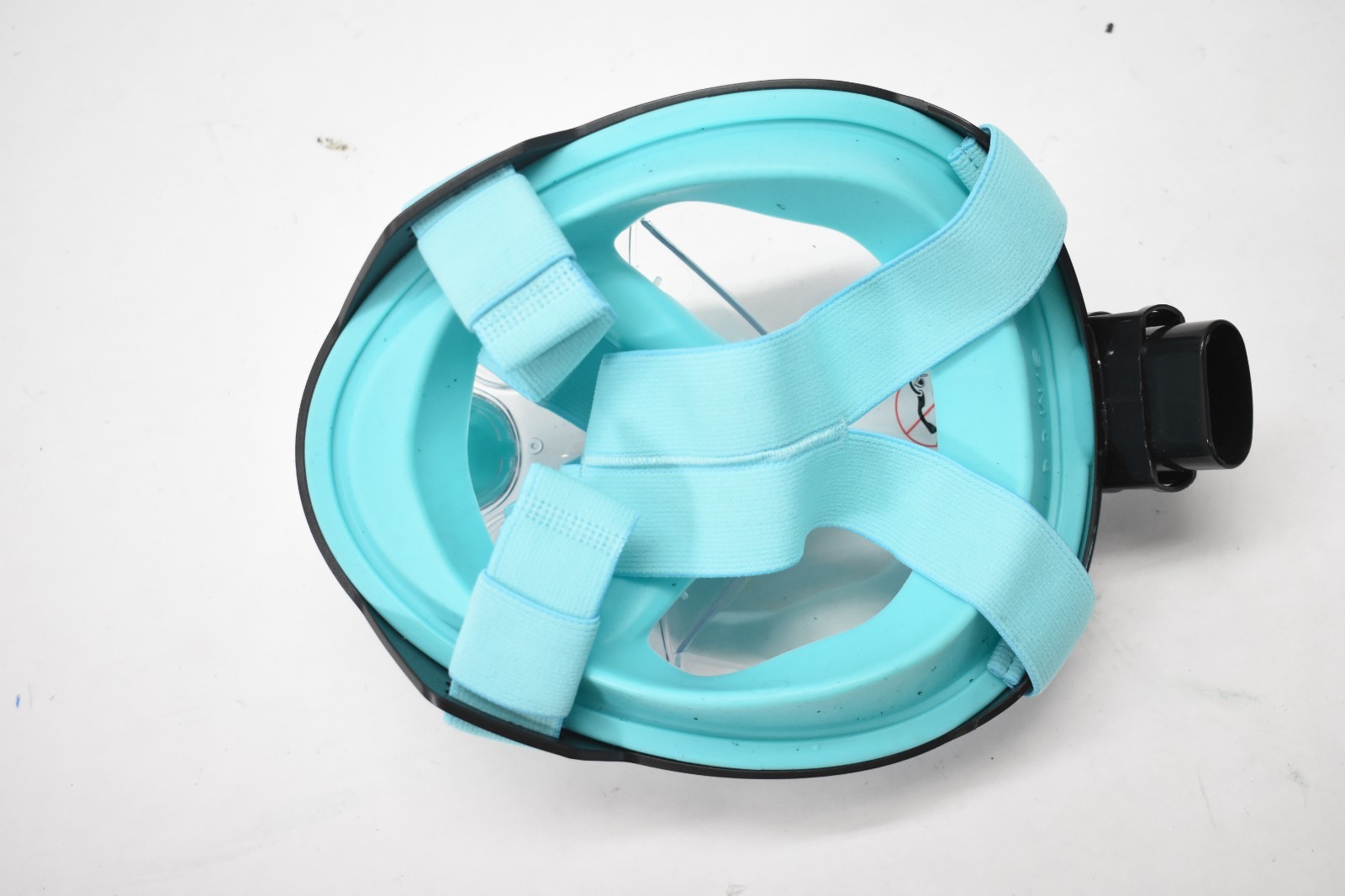 Full Face Snorkel Mask Small/Medium Size MASK ONLY NO ACCESSORIES Teal/Black