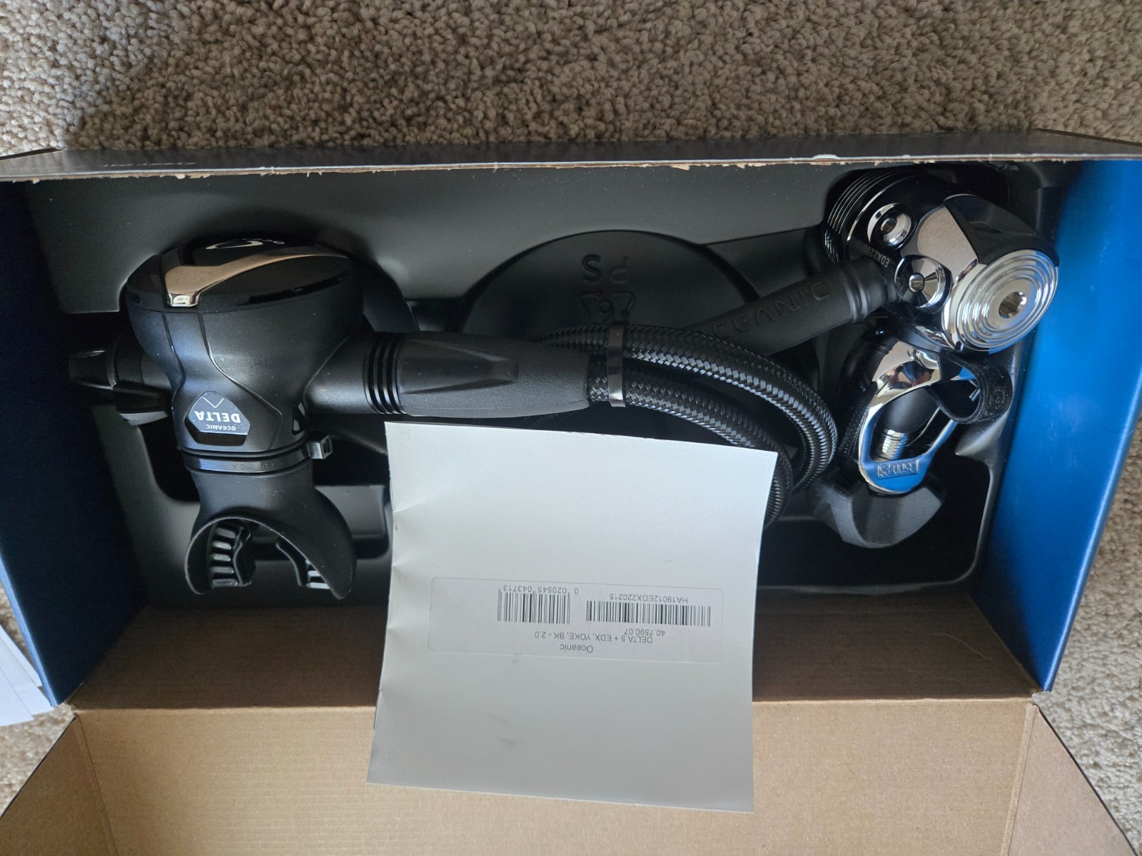 Oceanic edx yoke with Delta5 2nd stage – Brand New