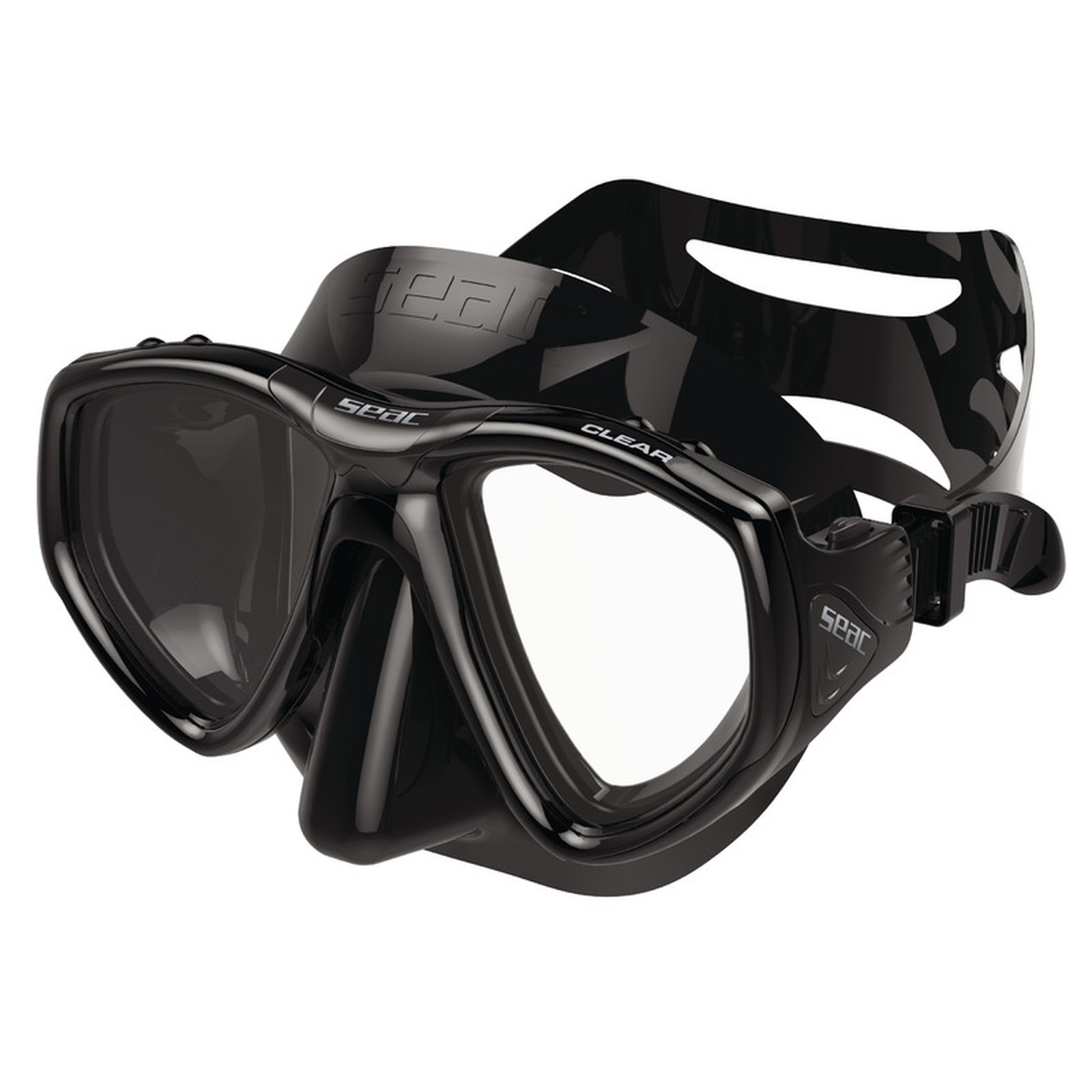 SEAC Clear Antifog Black Diving Mask (0750090003520A)