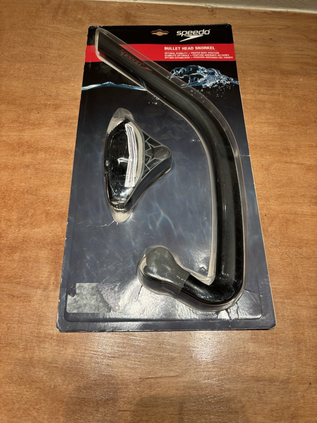 Speedo Bullet Head Center Training Snorkel Unisex Adult Black New