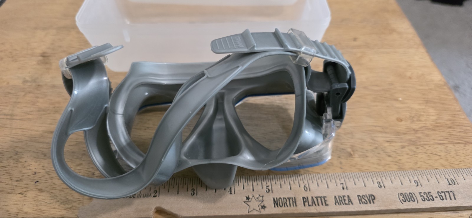 Sea Vision Blue/Grey Dive Mask