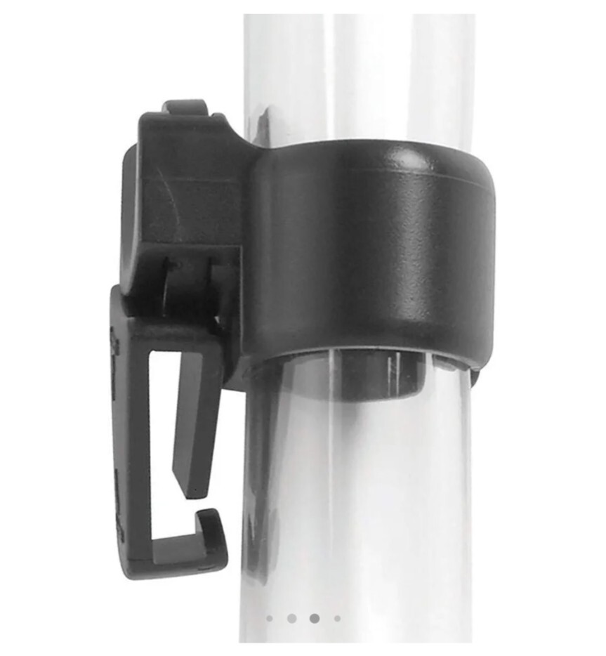 Cressi Adult Diving Supernova Dry Snorkel with Splash Guard Clear Black