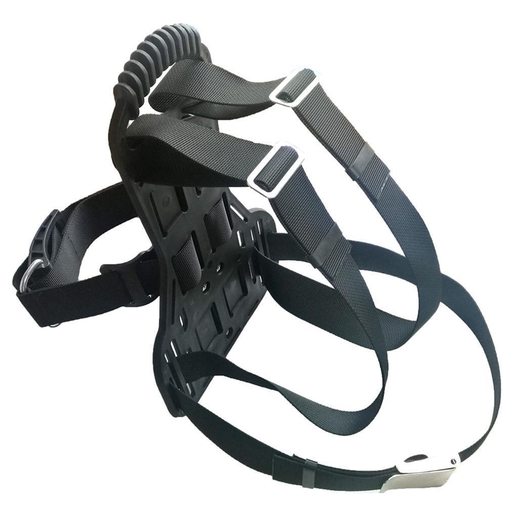Diving Tank Back Pack, Adjustable Single Oxygen Bottle Support Bracket,Cylinder