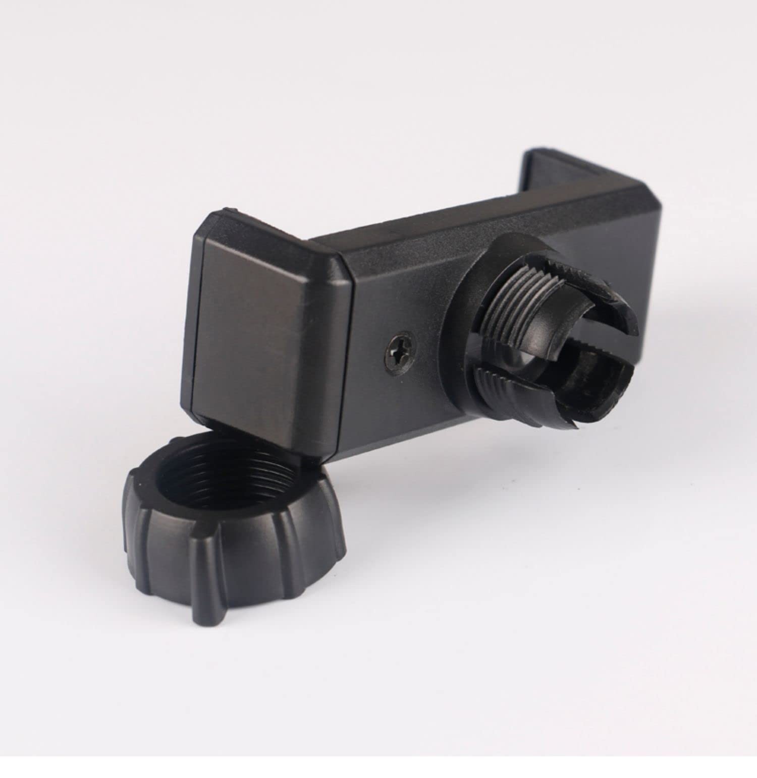 VizGiz 2 Pack Ring Light Phone Holder Replacement Clamp 17mm Rotate Black