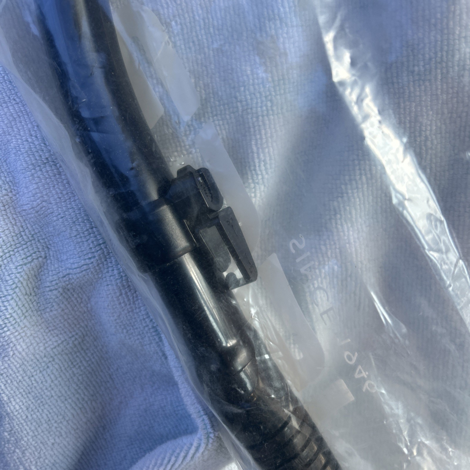 Cressi Supernova Dry Snorkel Black On Black Never Used