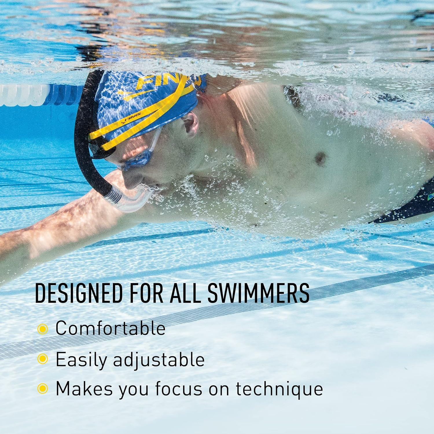 Stability Swimmer’S Snorkel – High-Quality Center-Mount Snorkel Set for Swimming