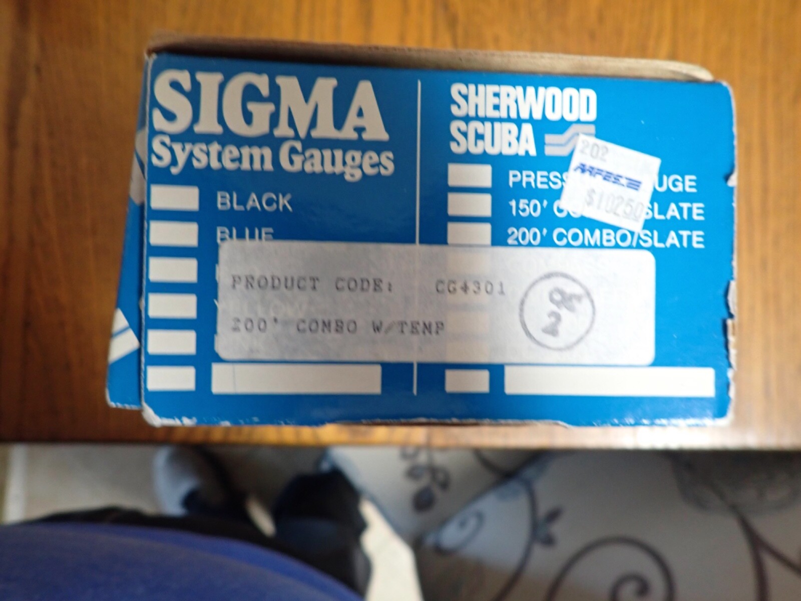 Sherwood Scuba Dive 3 Gauge Complete Console 4500 SPG 200ft Depth #CG4301