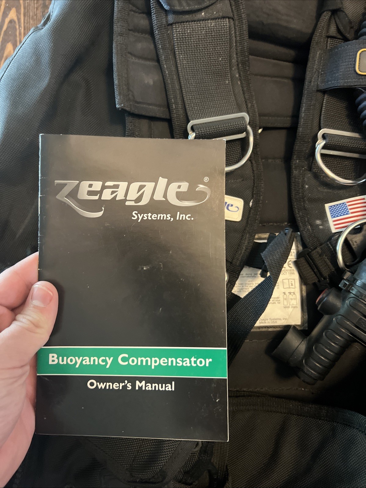 Zeagle Ranger BCD Size Medium – Black – Rugged Scuba Diving Buoyancy Compensator