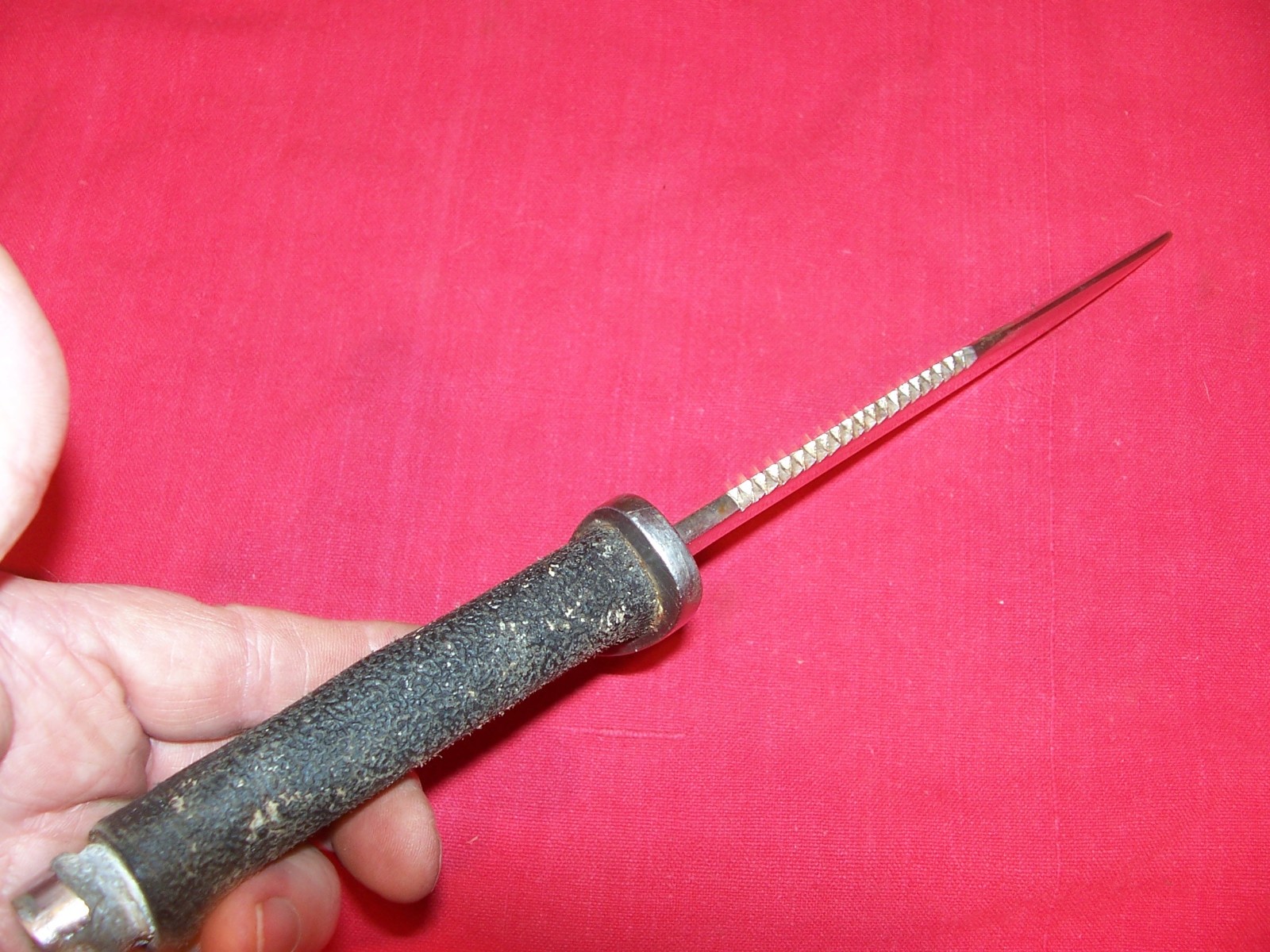 Vintage Dive Knife Sea Quest Big Scuba Divers Diving Survival Serrated Old Japan