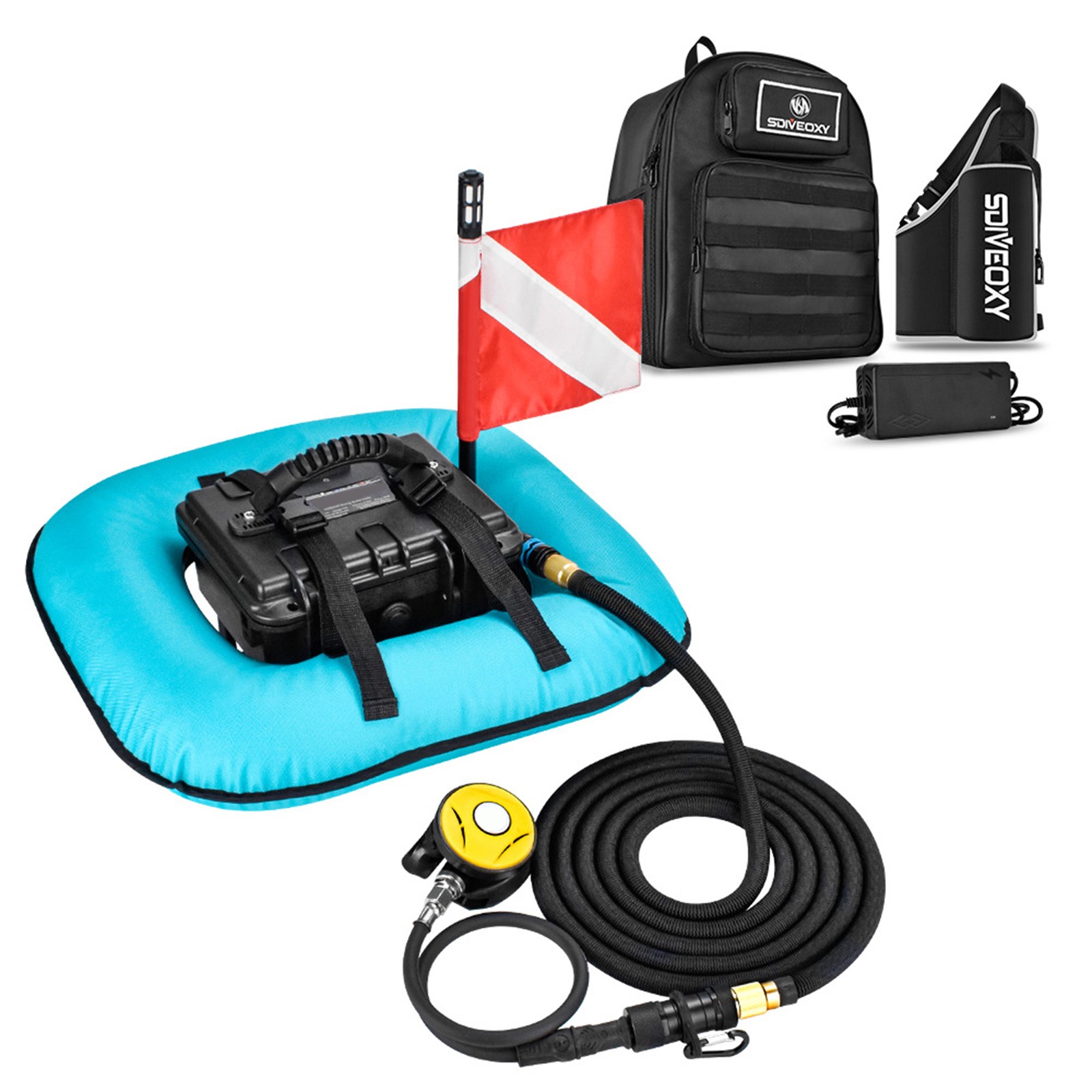 Portable Electric Diving Ventilator Rechargeable Scuba Diving Tank With DTLY