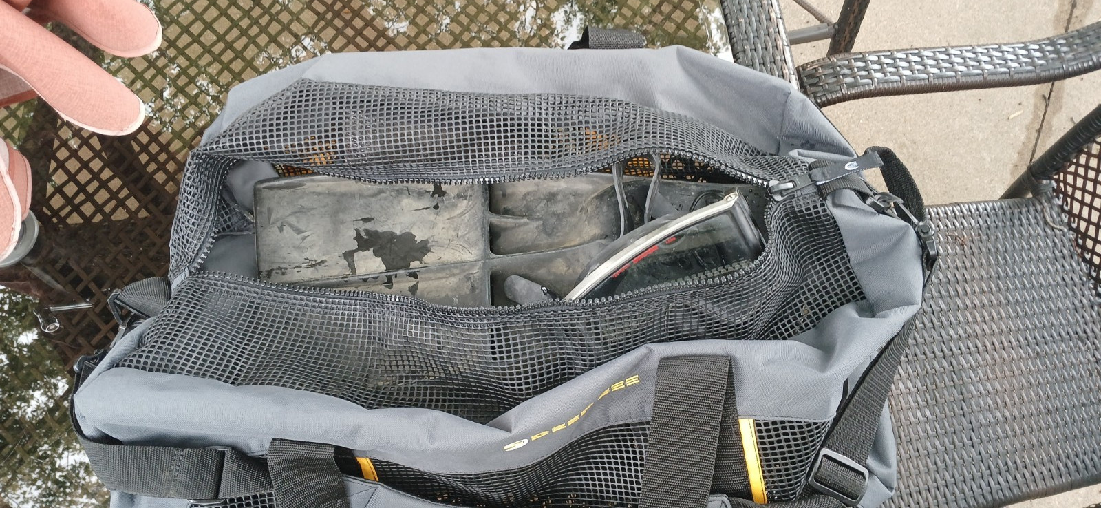 DEEP SEE Snorkel Scuba Diving Equipment Duffle Bag, Size Large