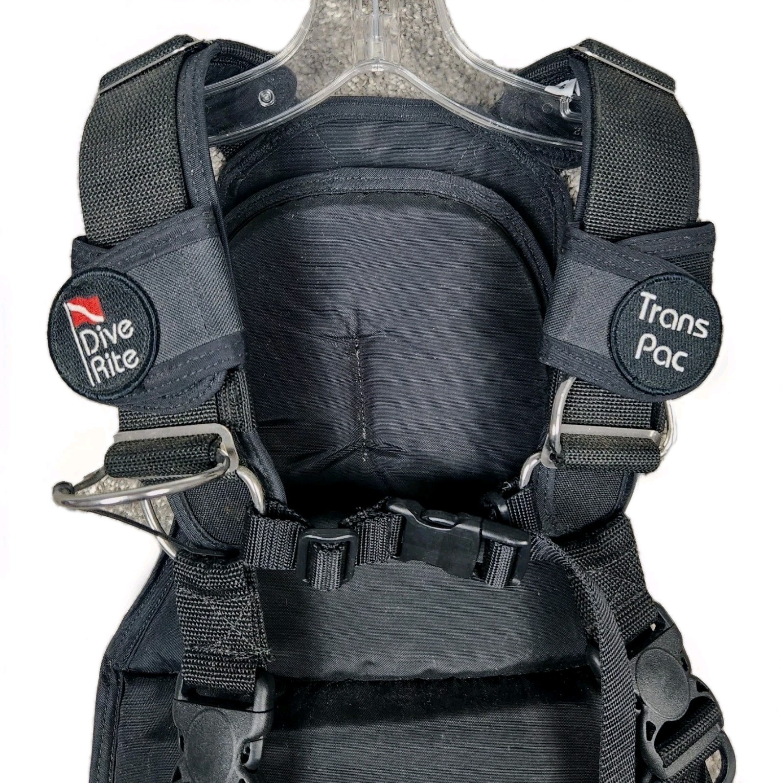 Dive Rite TransPac Harness S/M Single Double Tank Back Sidemount Cave SCUBA NEW+