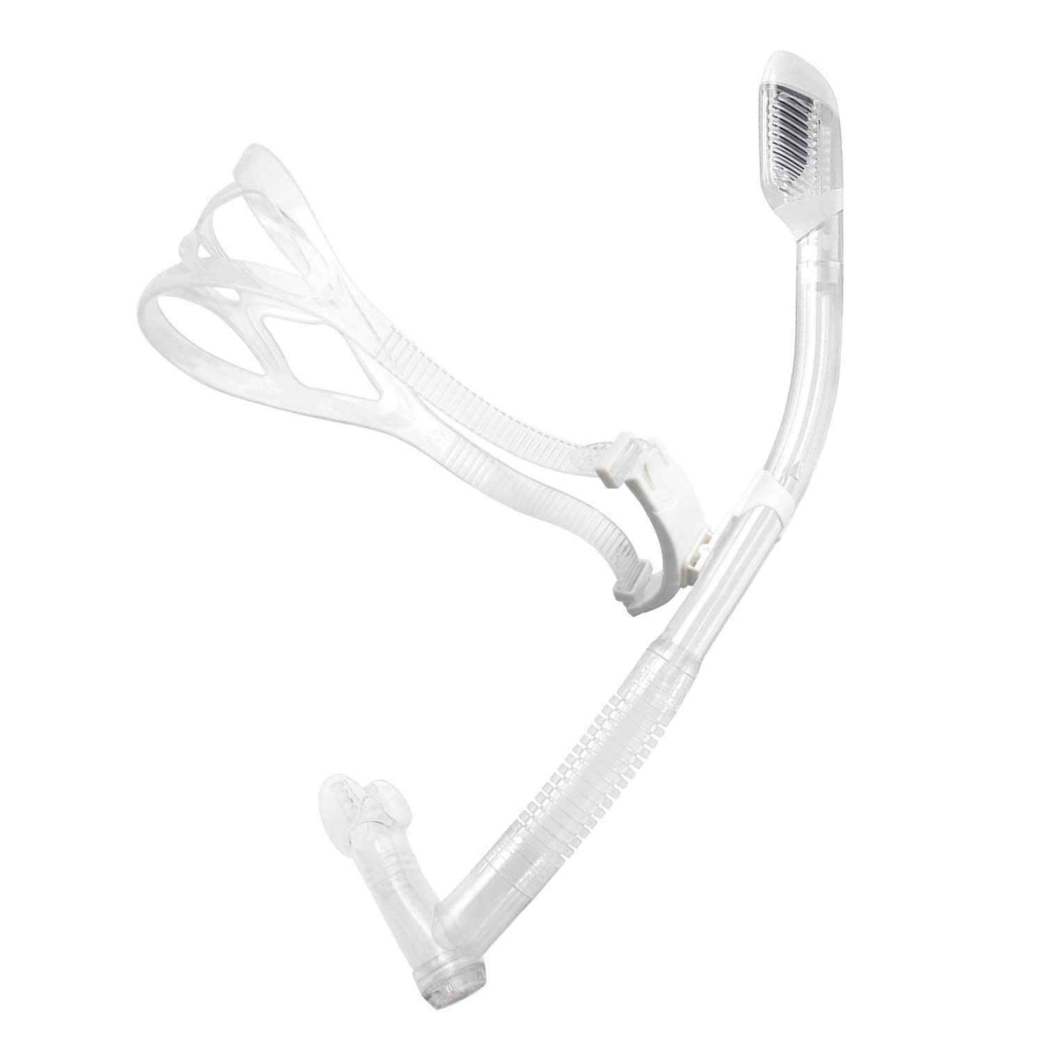 Uniswim Rotate Function Swim Snorkel for Training Swimming Front 45 cm, Clear