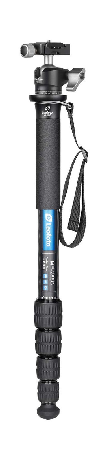 Leofoto Killer Kit MP-285C + LH-25 Ball Head 5 Section CF Travel Monopod Carb…