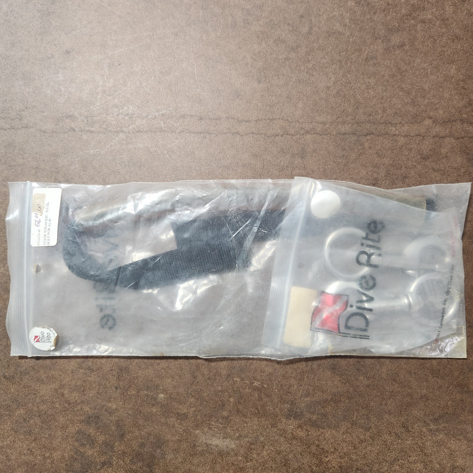 Dive Rite Stage Strap Kit AL40 1″ Web 15″ Tube AC3008-15 & S/S Clips GM2053-40