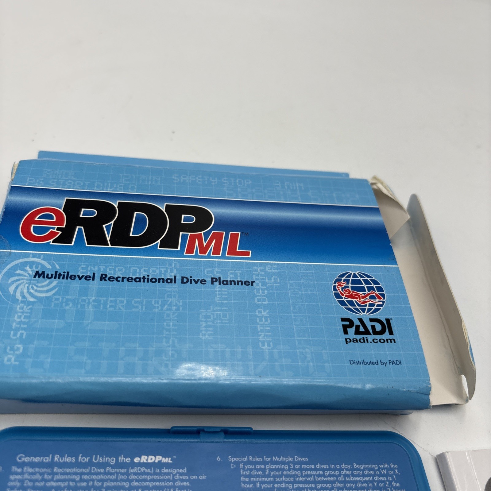 PADI eRDPML Multilevel Recreational Dive Planner PADI 70031 Tested Works