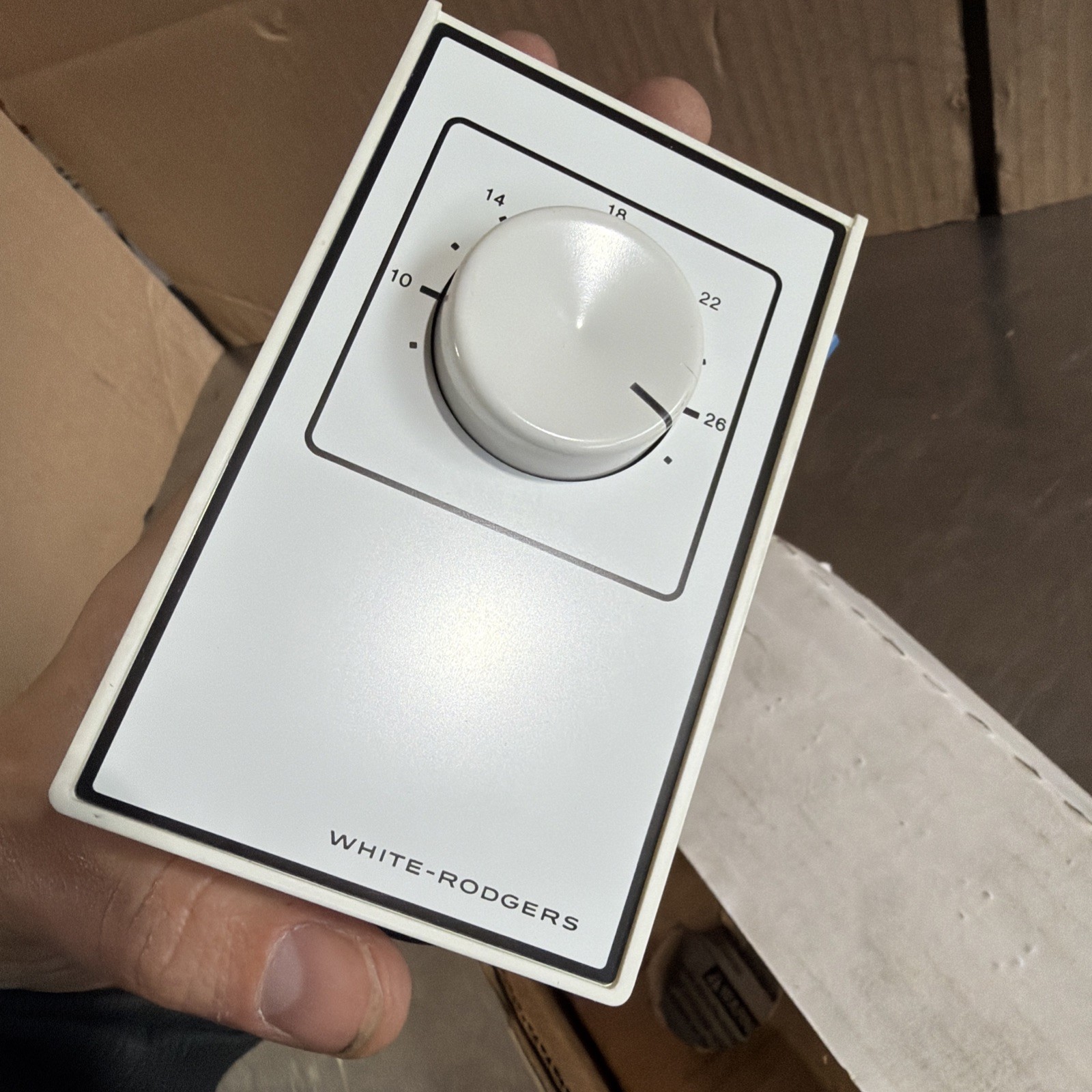 Emerson White-Rodgers Line Voltage Electric Heat Thermostat 120-277V, 1A65W-633