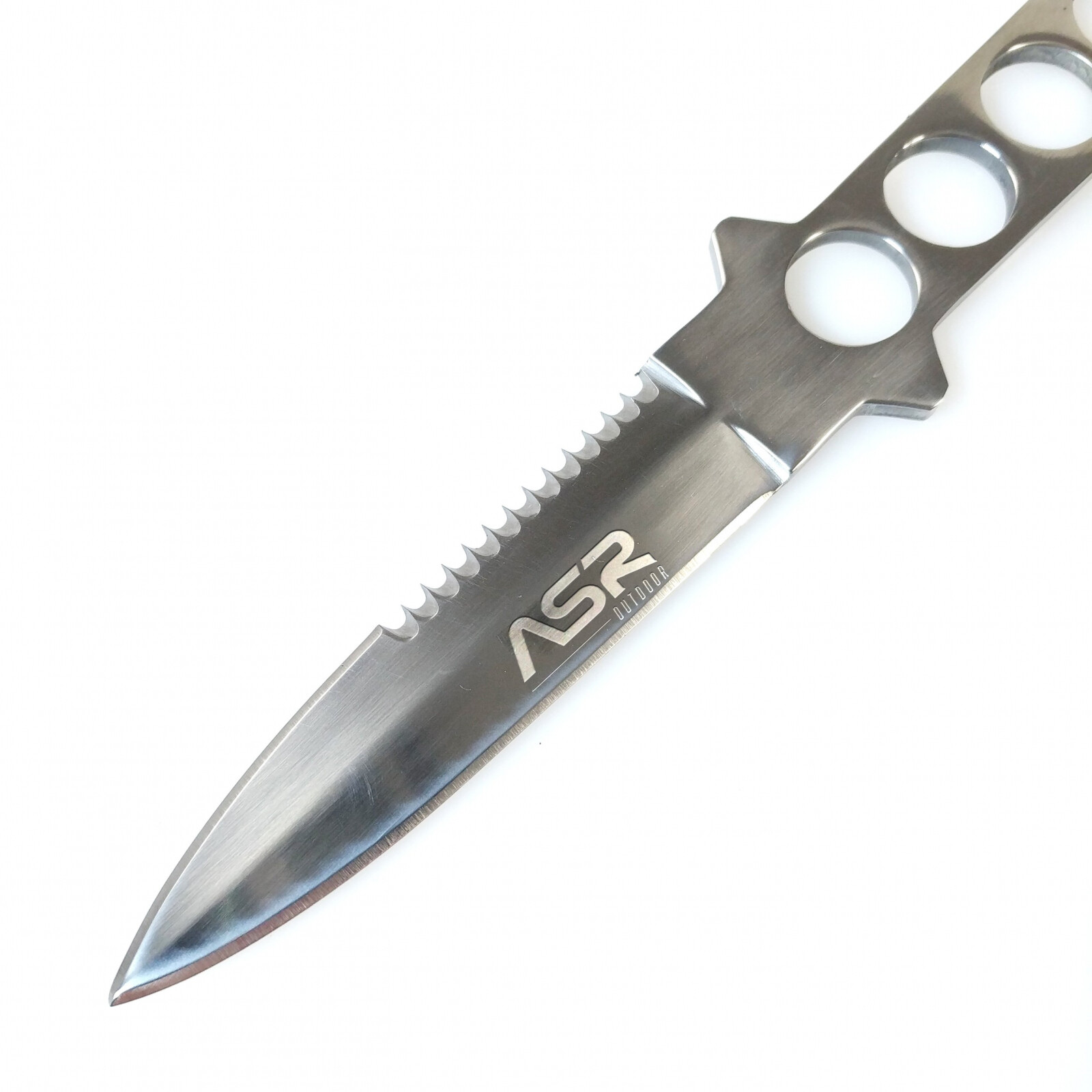 9 Inch Full Tang Serrated Dive Knife with Sheath and Leg Holster Straps
