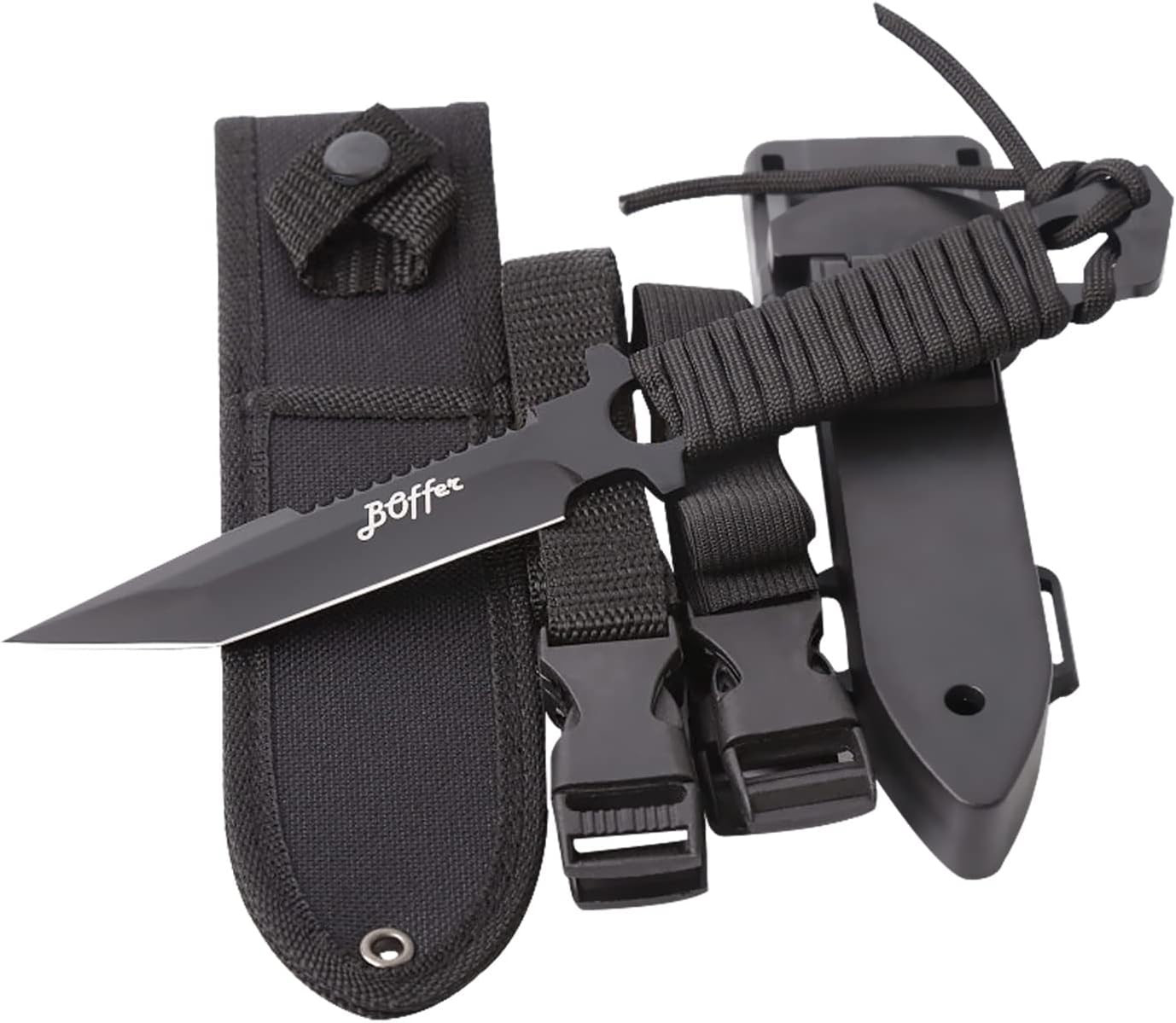 Dive Knife Scuba Diving Knife, Black Tactical Sharp Blade Knives, Divers Dive To