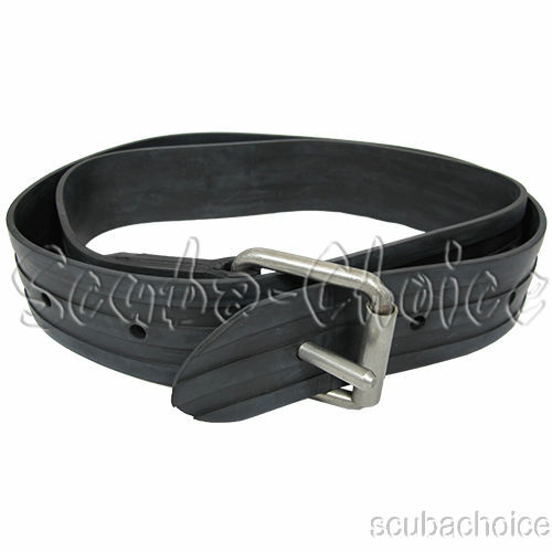 SpearFishing Free Dive Heavy Duty Rubber Weight Belt w/ SS Buckle