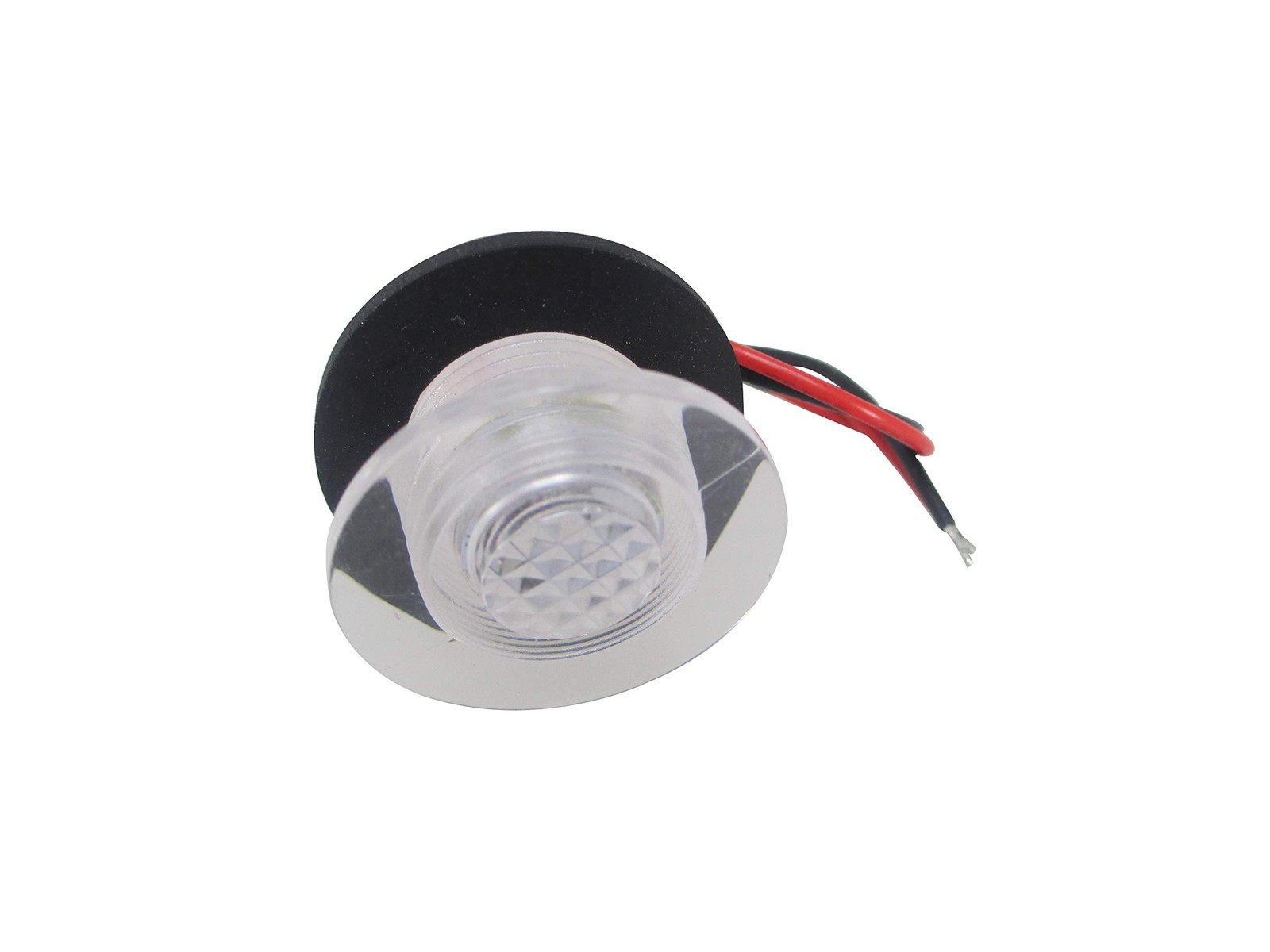MARINE BOAT LED LIVEWELL ROUND BUTTON WHITE COURTESY LIGHT OEM White