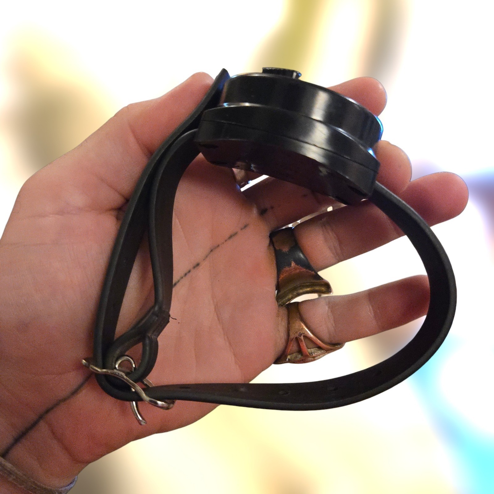 VTG Suunto Diving Wrist Compass Black Capsul Elite Manufactg Made In Finland GUC