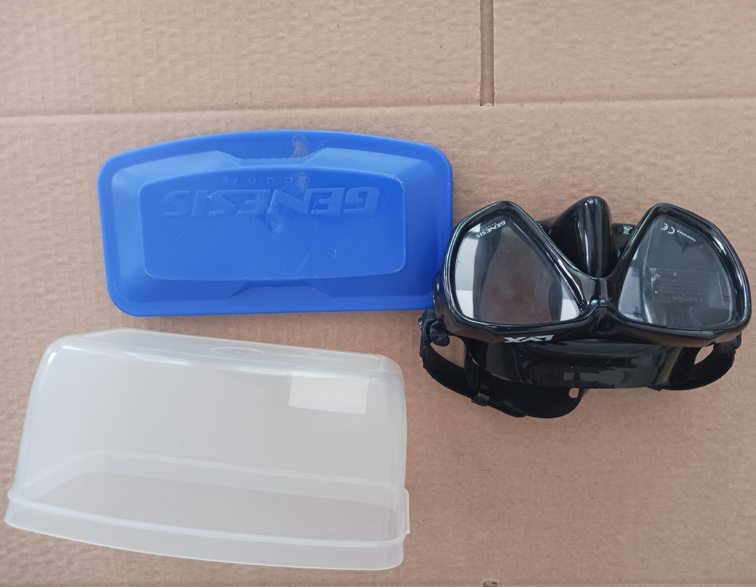 Genesis Scuba Diving & Snorkeling Mask – Protective Case Included