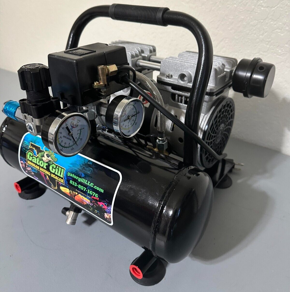Hookah diving «Reef Cutter 75′ hose & Reg 120-volt FATHERS DAY WEEKEND SPECIAL