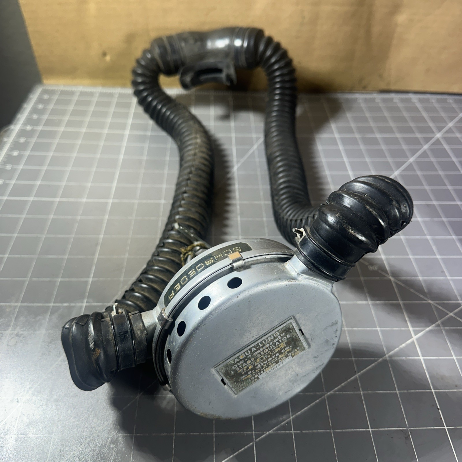 Vtg Aqua Lung DW Mistral 1 Stage Regulator Cousteau Gagnar Scuba Diving «As Is»